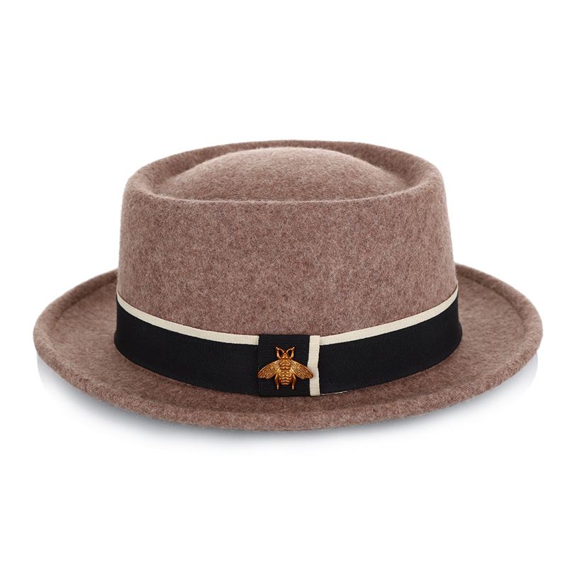 Damer Pure Wool Damemode Little Bee Accessories Top Hat