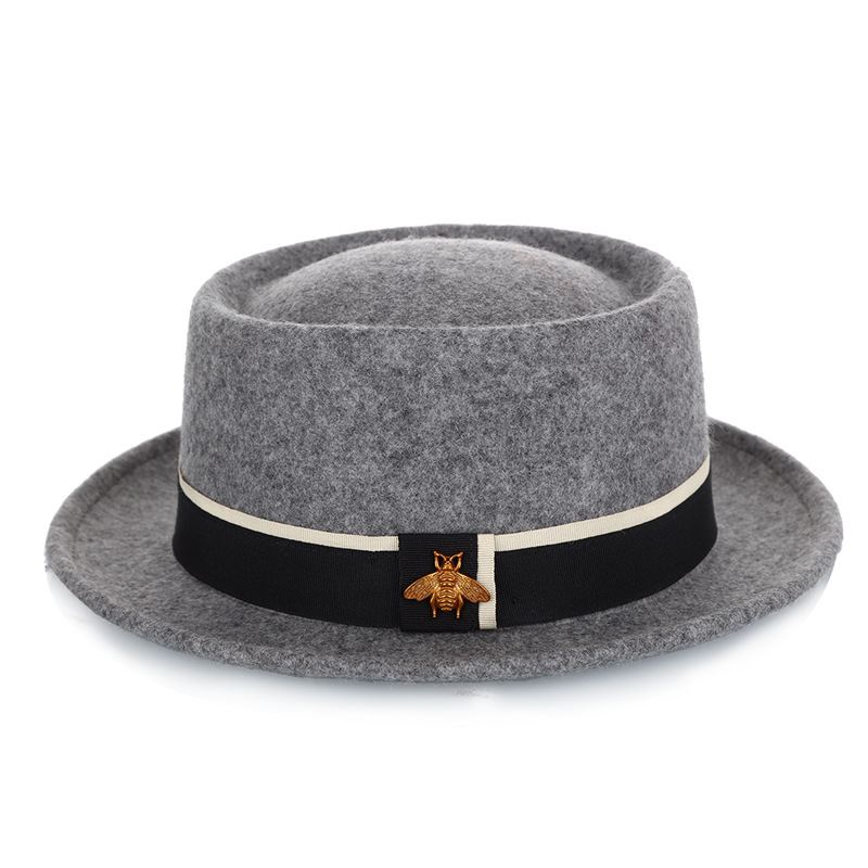 Damer Pure Wool Damemode Little Bee Accessories Top Hat