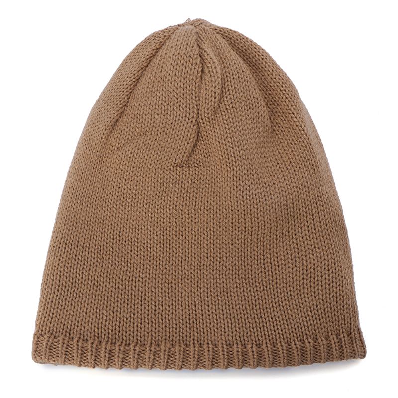 Dobbelt-sidet Iført Dobbeltlags Strik Hue Beanie Cap