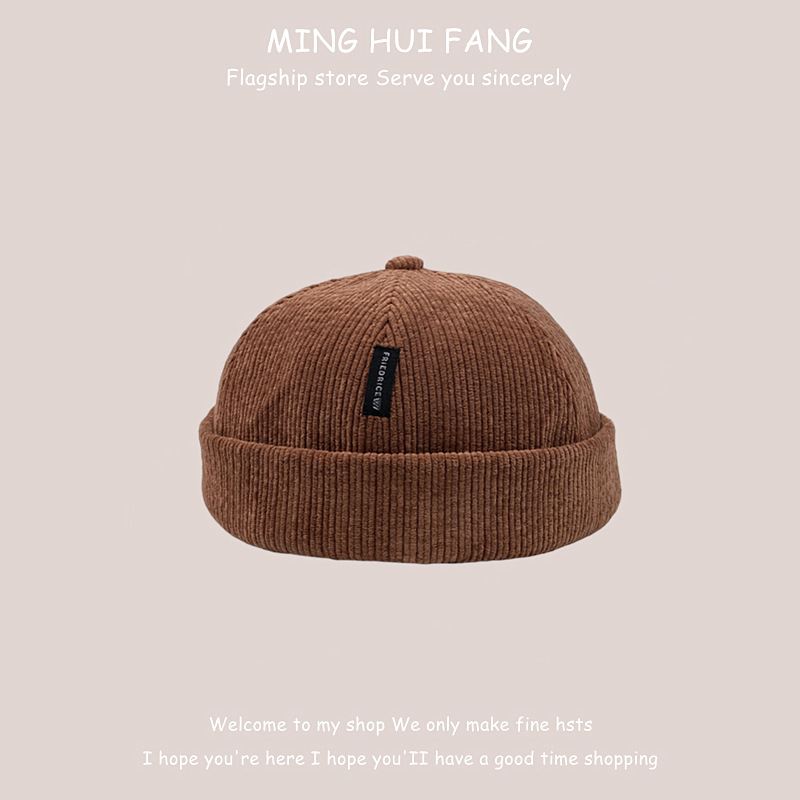 Efterår Og Vinter Himmelhat Børnemode Herremode Corduroy Koreansk Melon Hud Hat Label Udlejer Hat Yuppie Hat Hip Hop Bailey Cold Hat