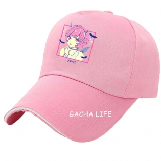 Ensfarvet Hat Gacha Life Baseballkasket