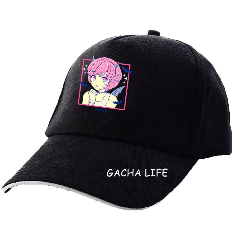 Ensfarvet Hat Gacha Life Baseballkasket