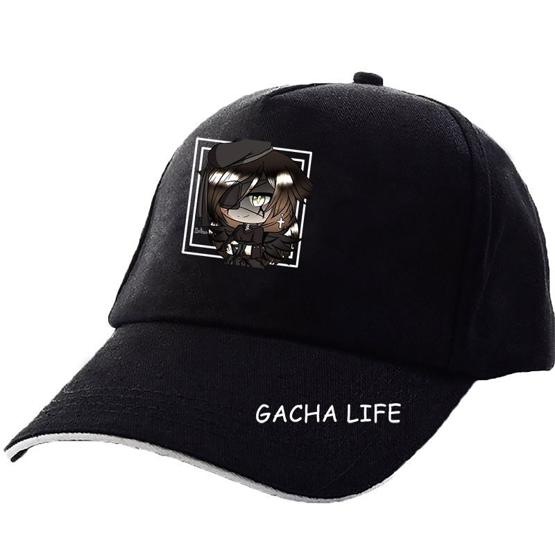 Ensfarvet Hat Gacha Life Baseballkasket