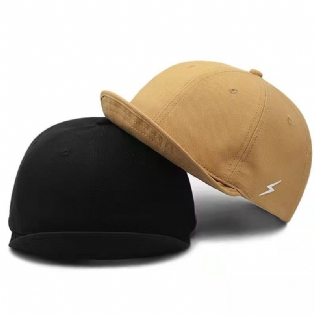 Flip-brim Big Head Broderi Trend Vild Mode Casual