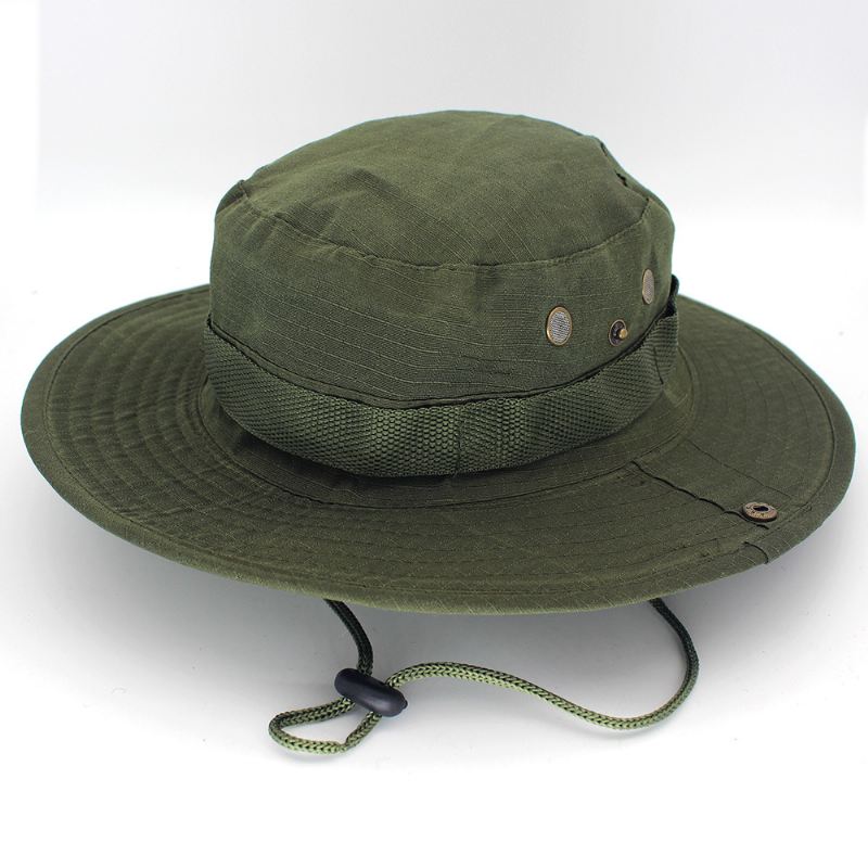 Fritid Jungle Rund Hat Bjergbestigning Fiskeri Camouflage Penny Hat