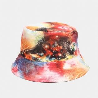 Graffiti Galaxy Fisherman Hat Dame Bomuld Basin Hat Bucket Hat