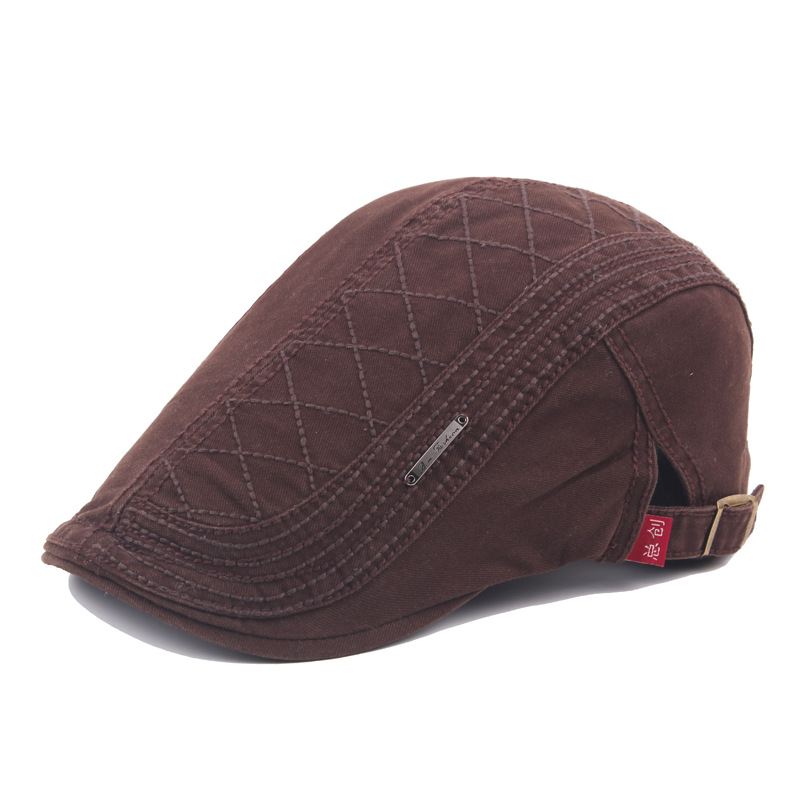 Hat Mænds Bomuld Peaked Cap Britisk Retro Baret Outdoor Solhat