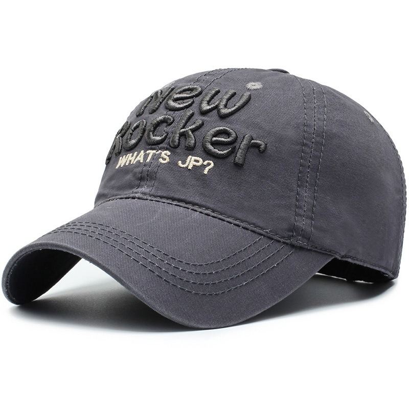 Herre Dame Summer Wild Casual Baseball Cap I Bomuld