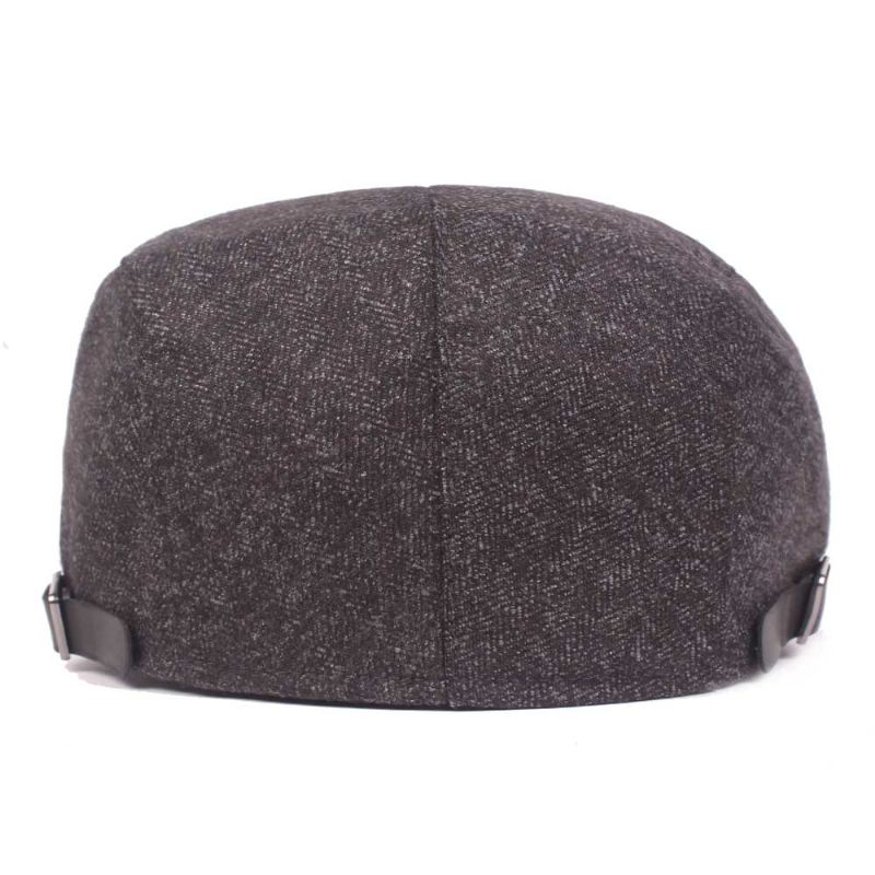 Herre Kvinder Casual Winter Warm Thicken Justerbar Baret Hat Udendørs Almindelig Newsboy Caps