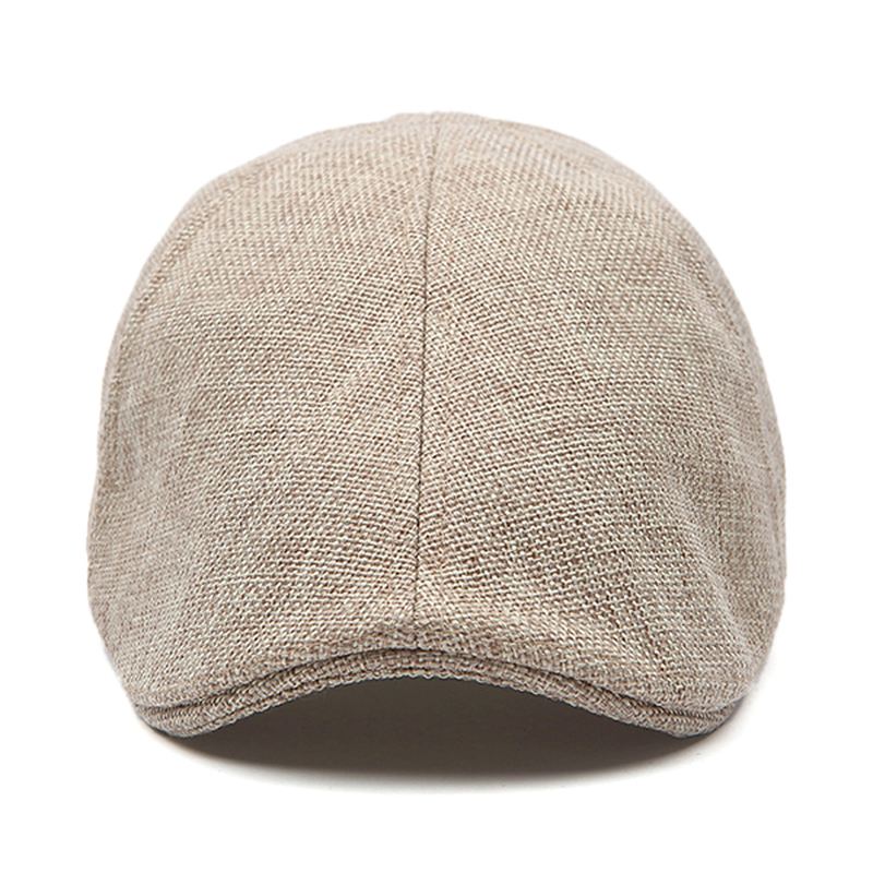 Herre Retro Bomuld Britisk Stil Grid Baskerhat Casual Solcreme Newsboy Peaked Caps