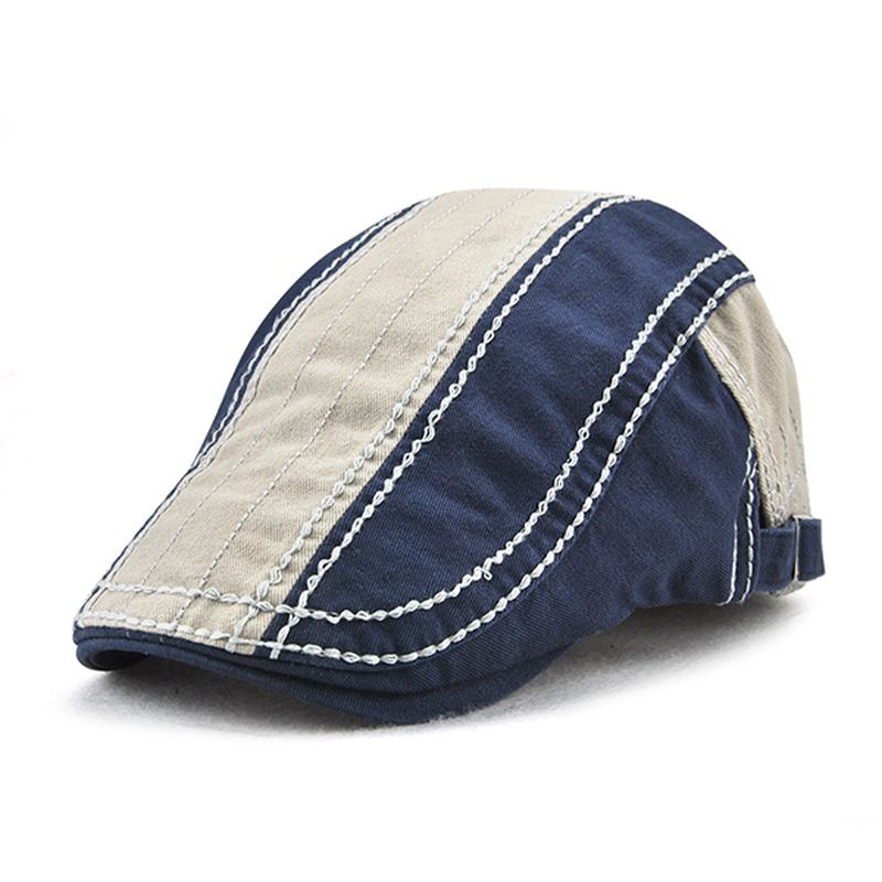 Herre Striber Bomuld Outdoor Sport Justerbare Baret Caps