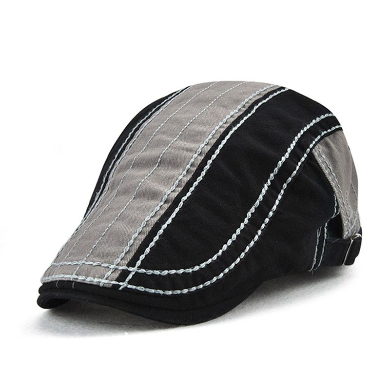 Herre Striber Bomuld Outdoor Sport Justerbare Baret Caps