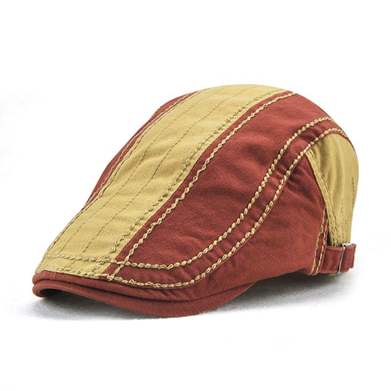 Herre Striber Bomuld Outdoor Sport Justerbare Baret Caps