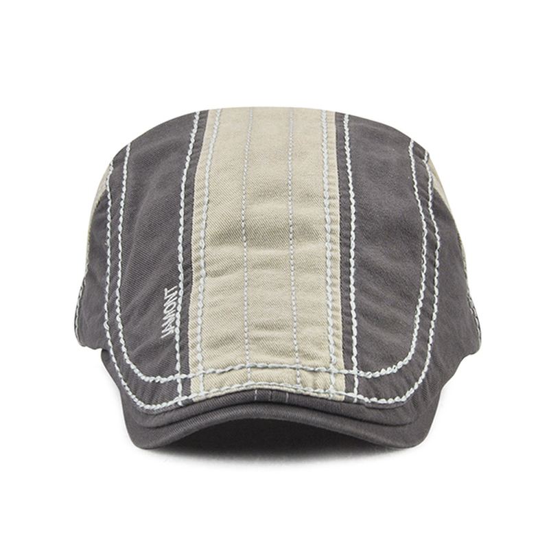 Herre Striber Bomuld Outdoor Sport Justerbare Baret Caps