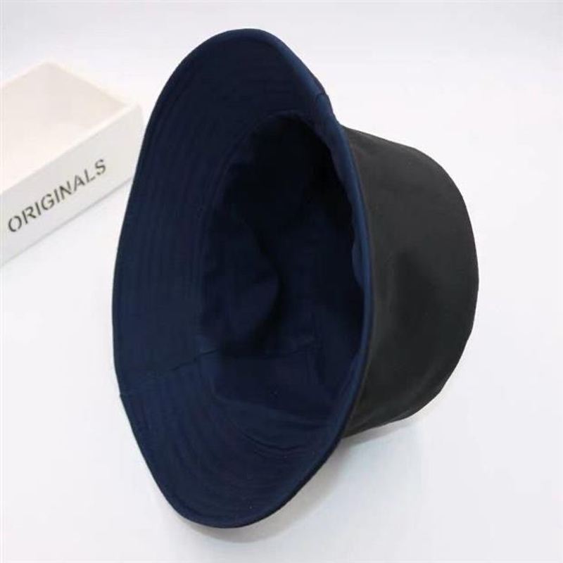 Hip-hop Dobbeltsidet Fiskerhat Broderet Sommersolhat Fiskerhat Koreansk Trend Par Fiskerpige