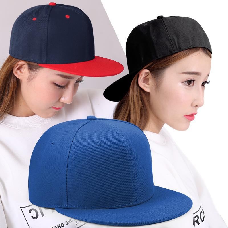 Hip Hop Full Cover Flad Skygge Baseball Light Plate Hip Hop Street Dance Flad Hat