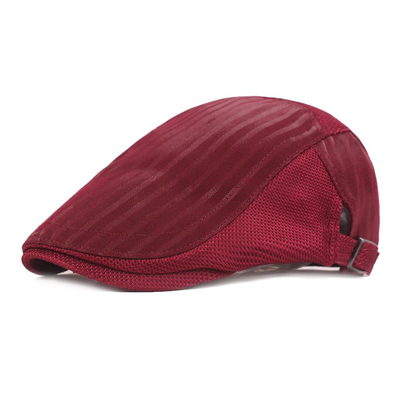 Kasket Til Mænd Ventilation Mesh Hood Youth Stripe Forward Hat Dame Solbeskyttelsesbasker