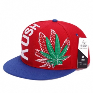 Koreansk Stil Tredimensionel Broderi Med Store Ahornblade Hip-hop Hat