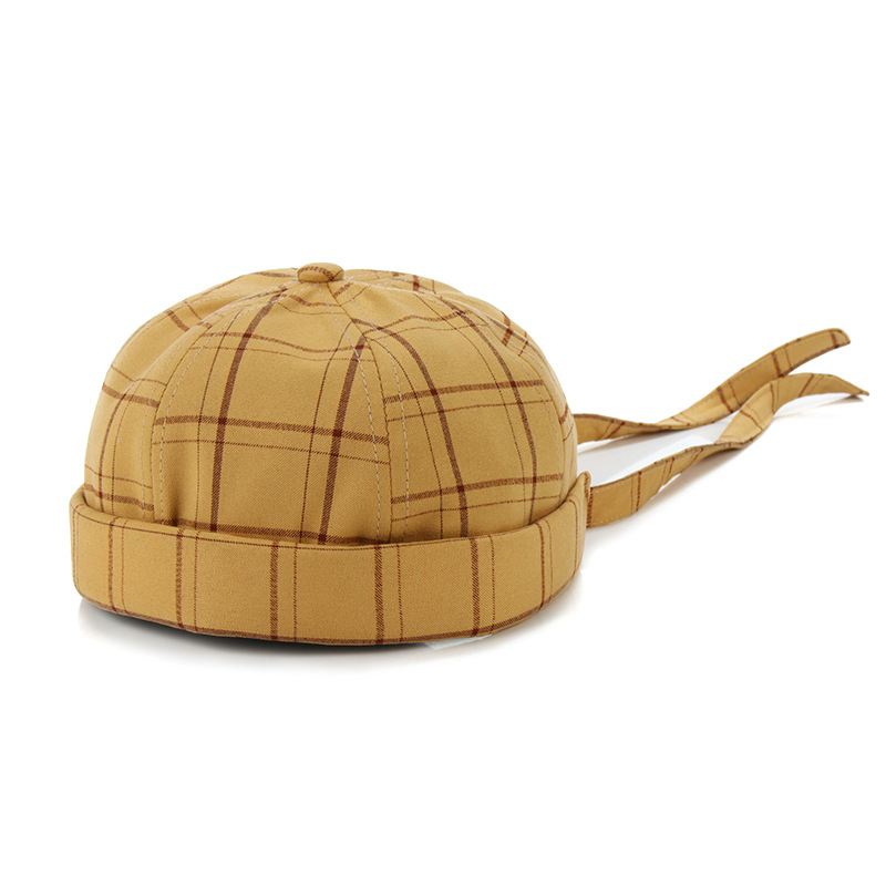 Kvinde Efterår Vinter Lang Med Personlighed Græskar Hat Retro Student Knot Melon Skin Hat Udlejer Hat