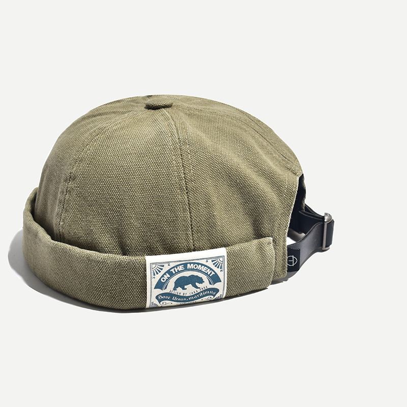 Kvinde Vinter Retro Patch Isbjørn Melon Hat