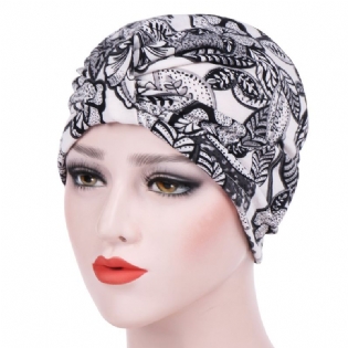 Kvinder Sommer Muslin Bomuld Beanie Hat