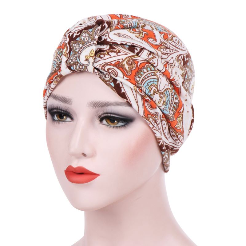 Kvinder Sommer Muslin Bomuld Beanie Hat