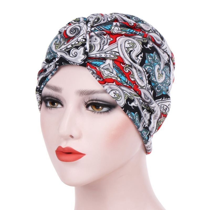 Kvinder Sommer Muslin Bomuld Beanie Hat