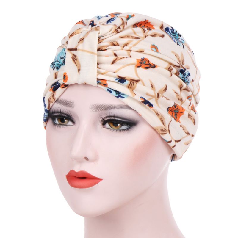 Kvinder Sommer Muslin Bomuld Beanie Hat