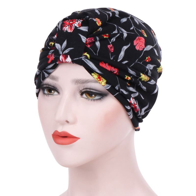 Kvinder Sommer Muslin Bomuld Beanie Hat