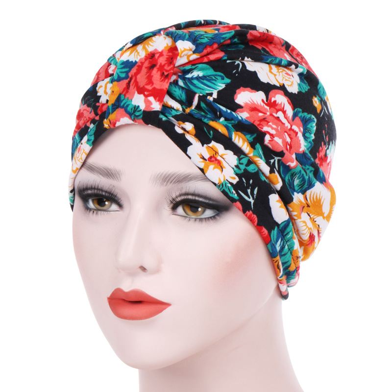 Kvinder Sommer Muslin Bomuld Beanie Hat