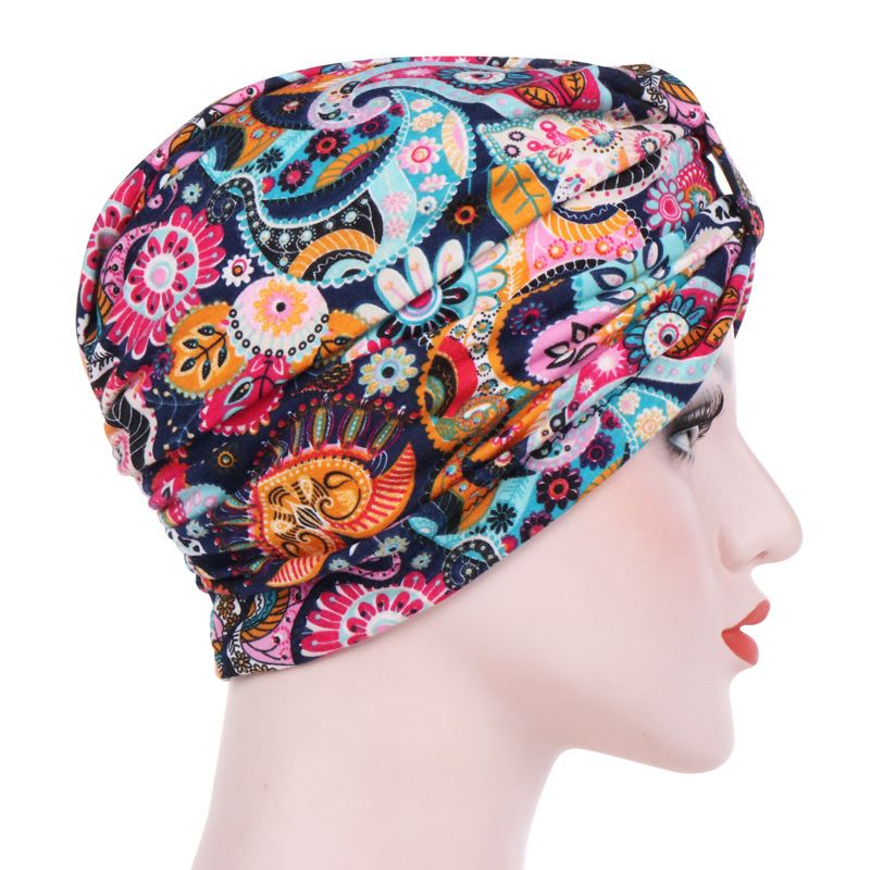 Kvinder Sommer Muslin Bomuld Beanie Hat