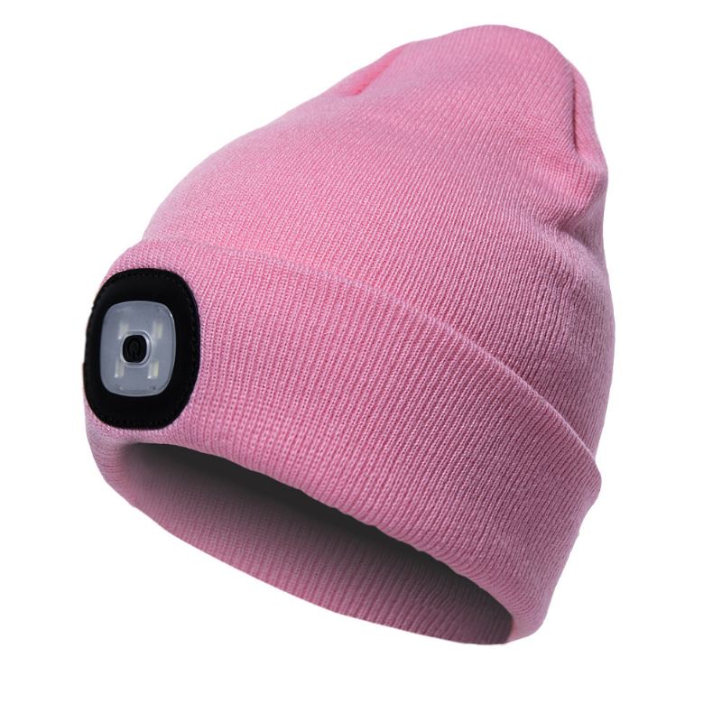 Led Light Beanie Hat Strik Cap Jogging Nattevandring