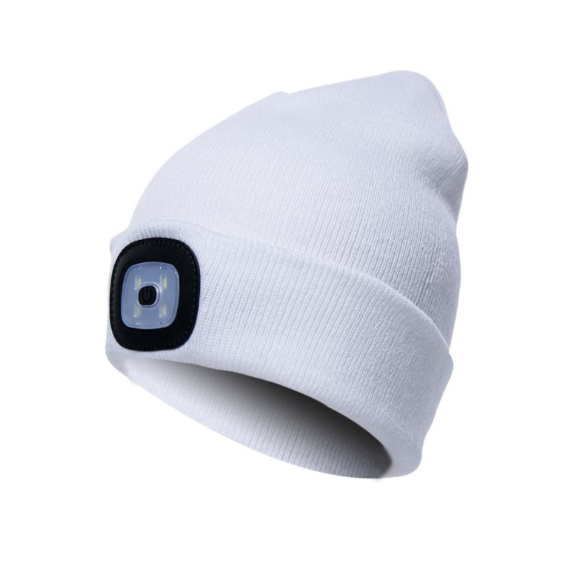 Led Light Beanie Hat Strik Cap Jogging Nattevandring