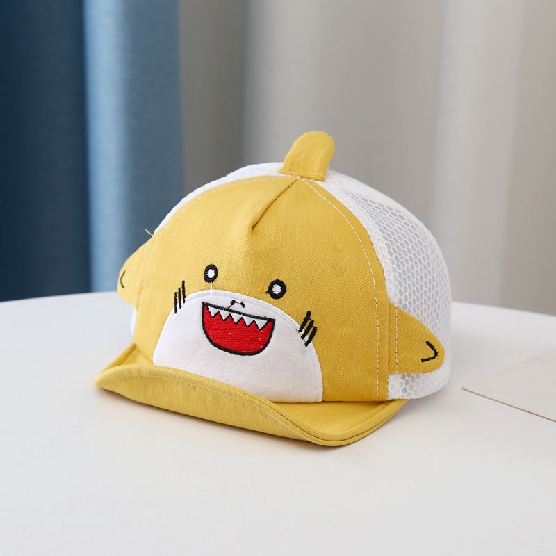 Little Shark Net Hat Drenge Og Piger Børn Solskærm Baseball Cap