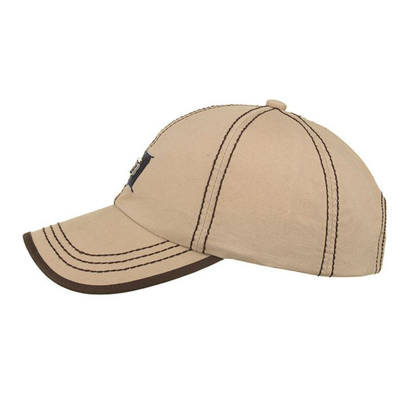 Mænd Bomuldshat Åndbar Peaked Cap Sunshade Baseball Cap