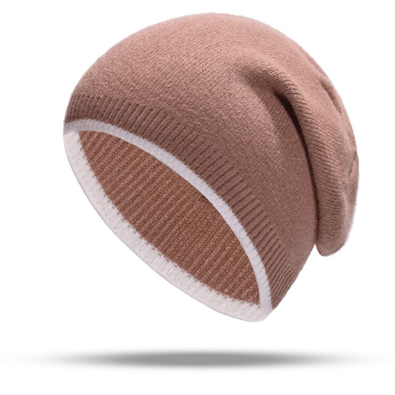 Mænd Kvinder Plus Størrelse Vinter Varme Øreværn Strik Hat Casual Thicken Skull Caps Beanie