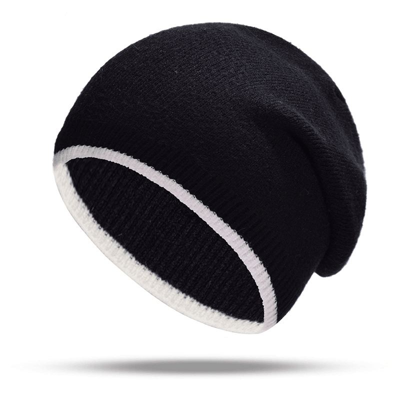 Mænd Kvinder Plus Størrelse Vinter Varme Øreværn Strik Hat Casual Thicken Skull Caps Beanie