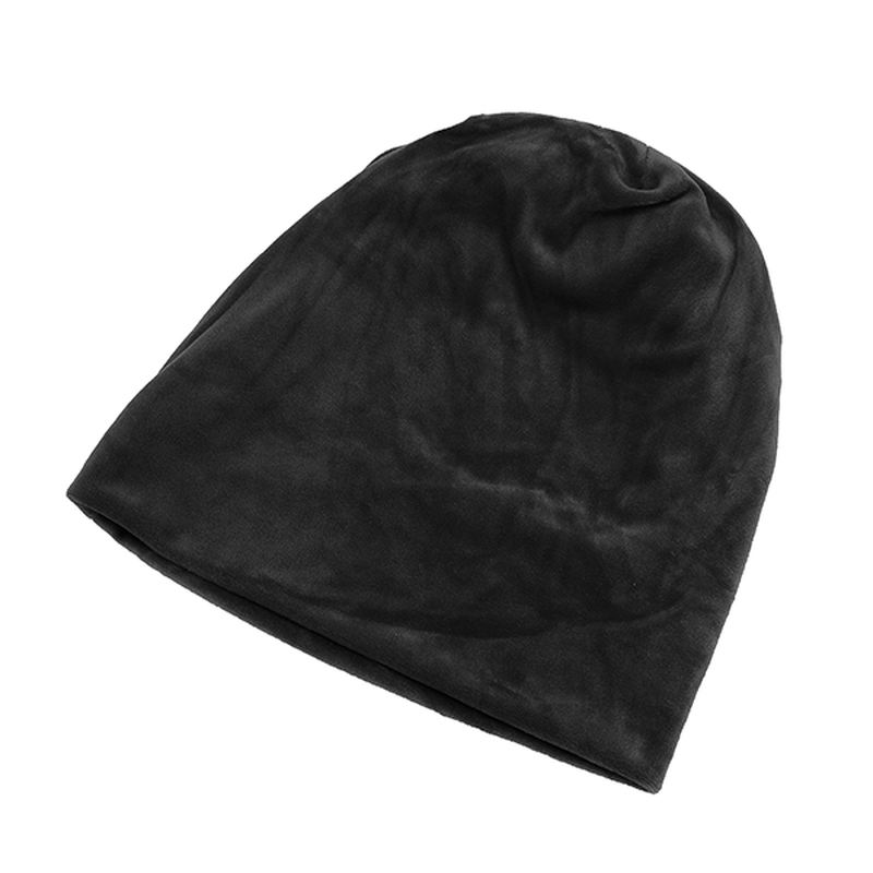 Mænd Kvinder Solid Velvet Warm Beanie Hat Casual Ørebeskyttelse Vinter Hat