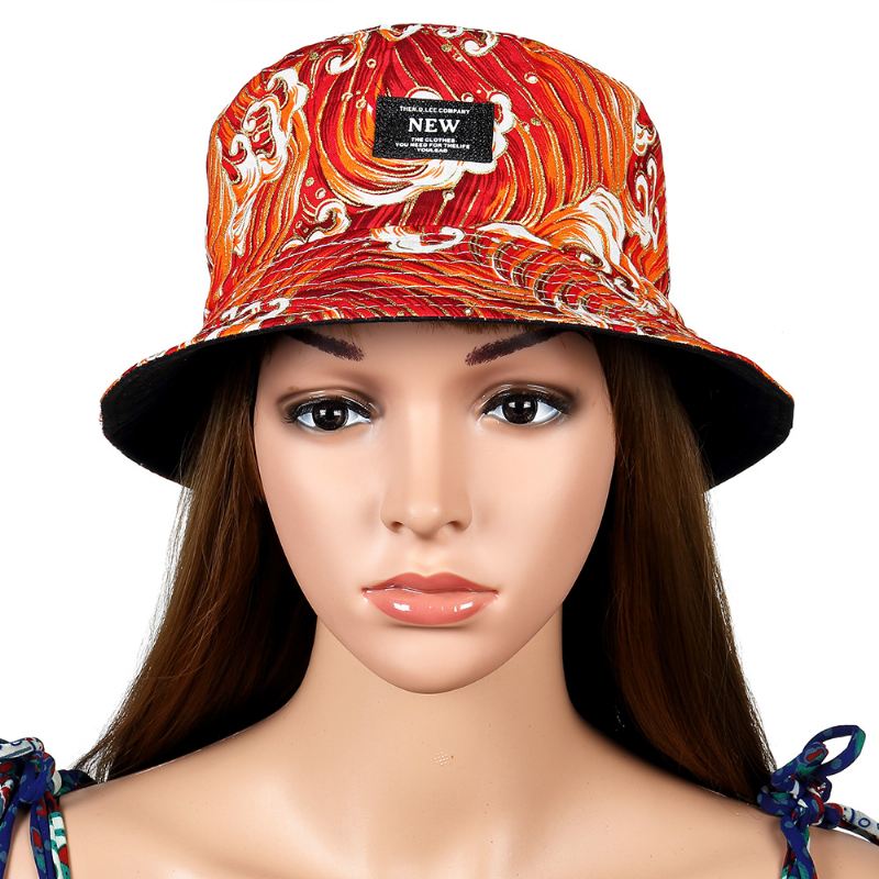 Mænd Kvinder Street Double-faced Bucket Hat