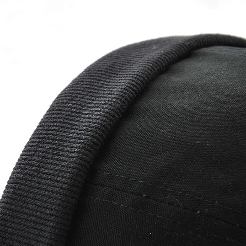 Mænd Plus Størrelse Hatte Retro Solid Brimless Hat Justerbar Varm Skullcap Sailor Cap