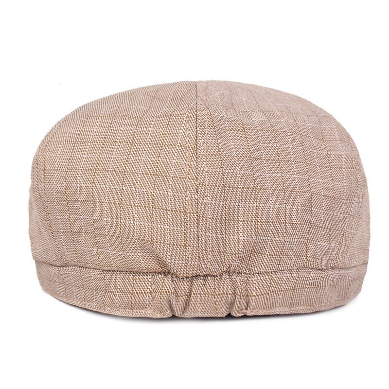 Mænd Visir Linen Newsboy Baret Caps