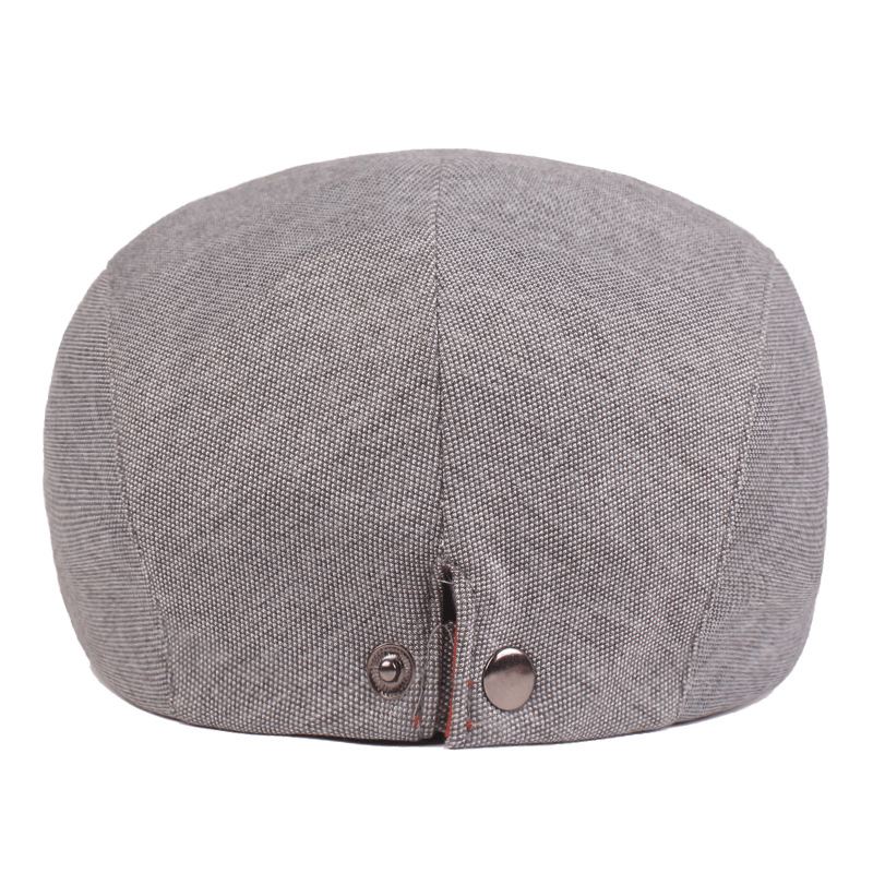 Mænds Bomuldsbasker Retro Baskerhatte Casual Hat Golfkørsel Flad Cabbie Newsboy Hat