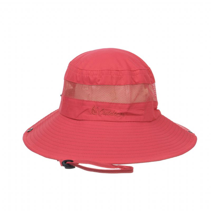 Mesh Åndbar Ensfarvet Solcreme Fisherman Hat Basin Hat