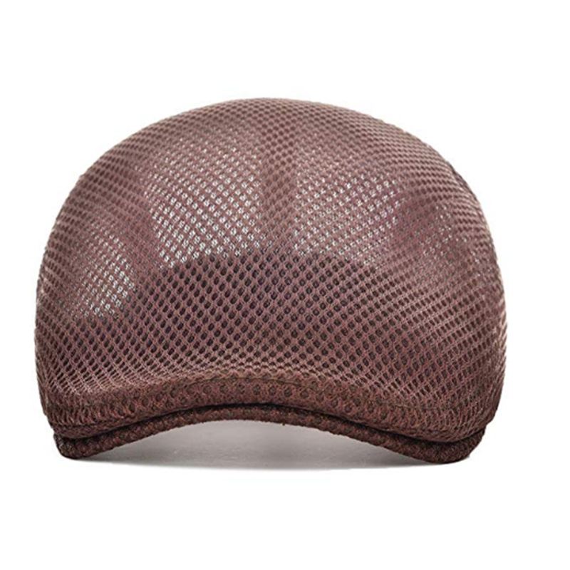 Mesh Justerbar Newsboy Baret Ivy Flat Cap