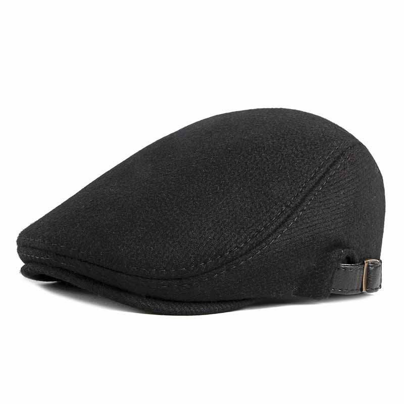 Mode Simple Mænds Retro Ulden Baret