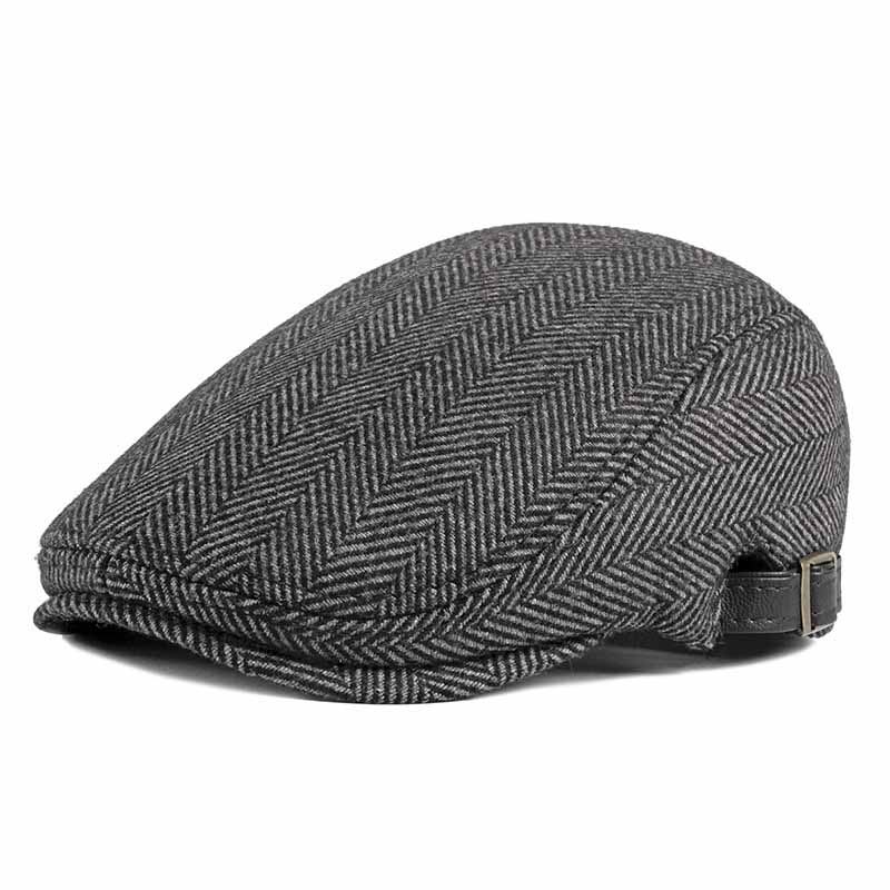 Mode Simple Mænds Retro Ulden Baret