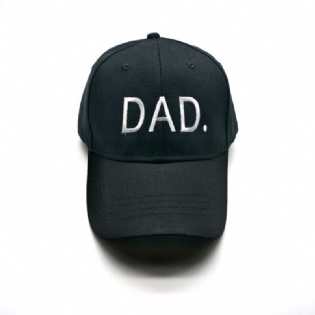 Mode Unisex Letter Dad Broderi Baseball Cap