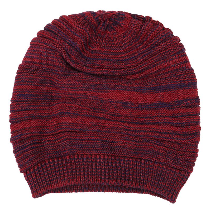 Mode Winter Warm Knit Hat Outdoor Plus Size Plus Velvet Øreværn Beanie Cap Til Mænd Kvinder