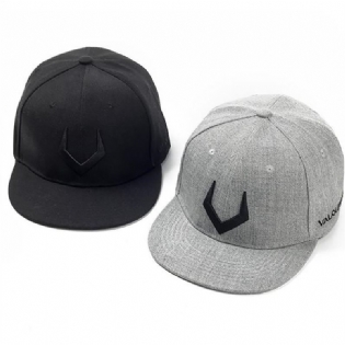 Ny Hat Mandlig Hip-hop Koreansk Alfabet Broderi Baseballkasket Trendy All-match Street Fladkant Solcreme