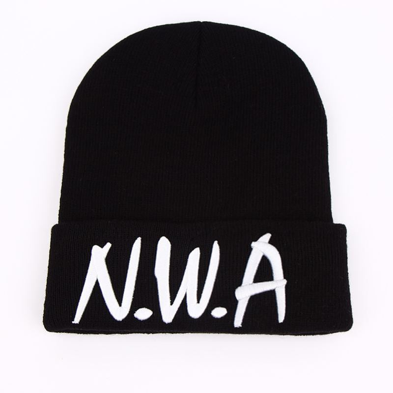 Nye Skullies Beanies Gangsta Nwa Strikkede Vinterhuer